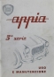 Preview: Lancia Appia Series 3 1960 Owner Manual (4698)